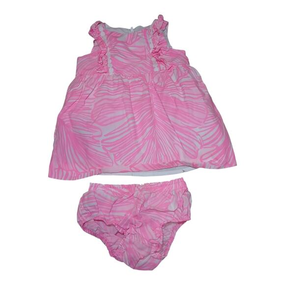 Lily Pulitzer Annabelle Toddler Dress Take It From Your Mumsy Pink 12-18 Months - Picture 1 of 9